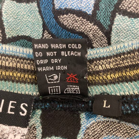 Vintage Barnes Storm Sweater Size L 90s Geometric Pattern - Picture 10 of 11